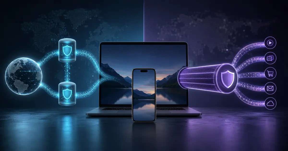 VPN and Icloud relay pathway