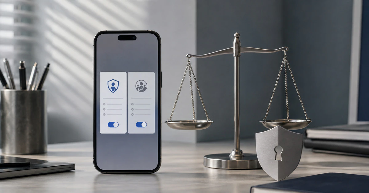 Apple privacy and app-tracking consent controls representing the competition debate over tracking prompts