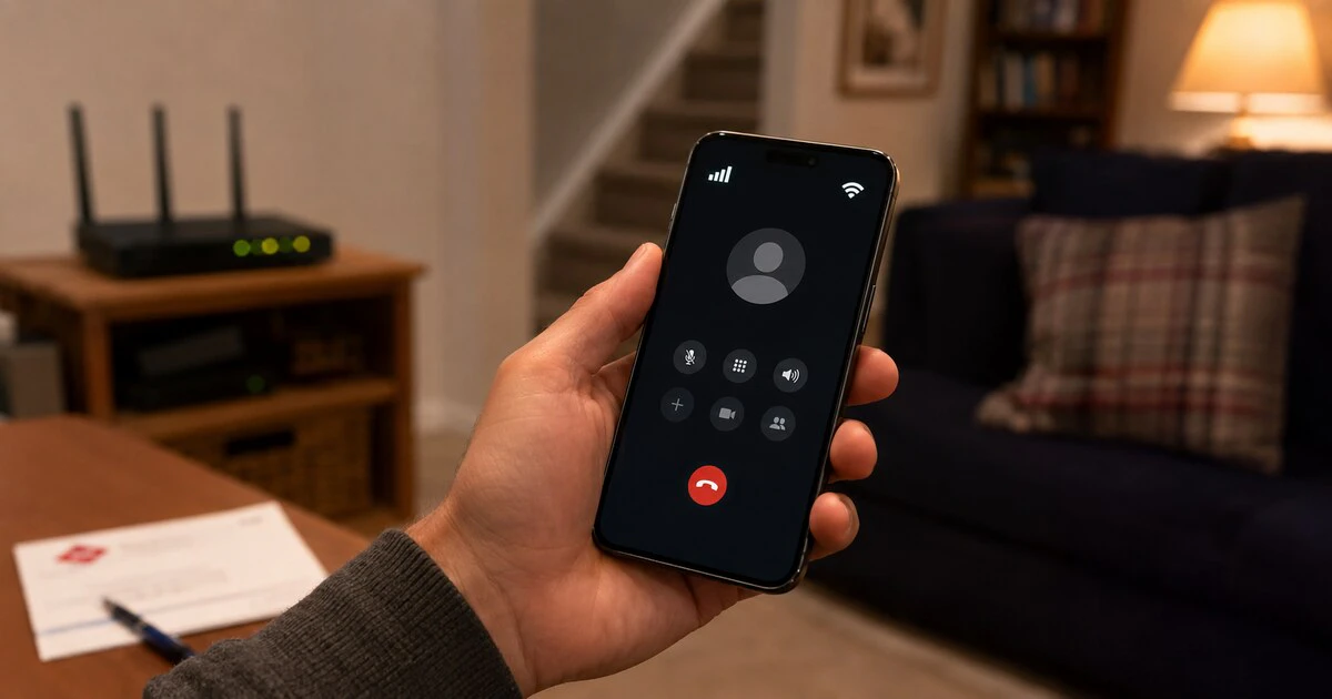 Person making/receiving calls