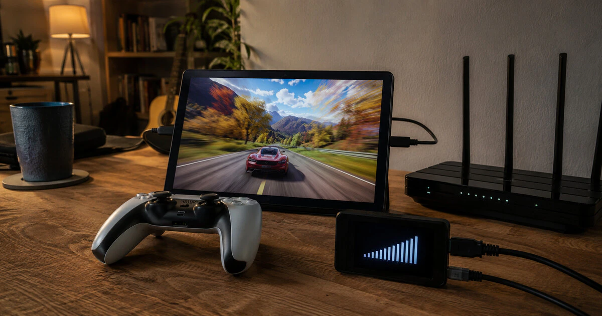 Screen showing a video game in play