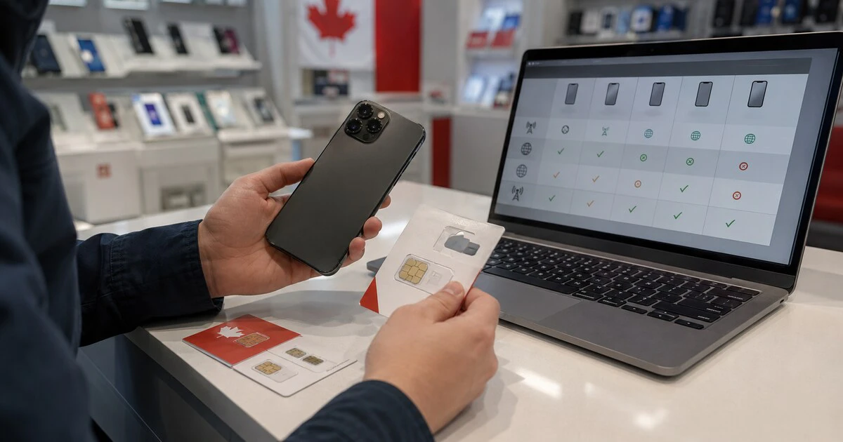 Phone and SIM card check