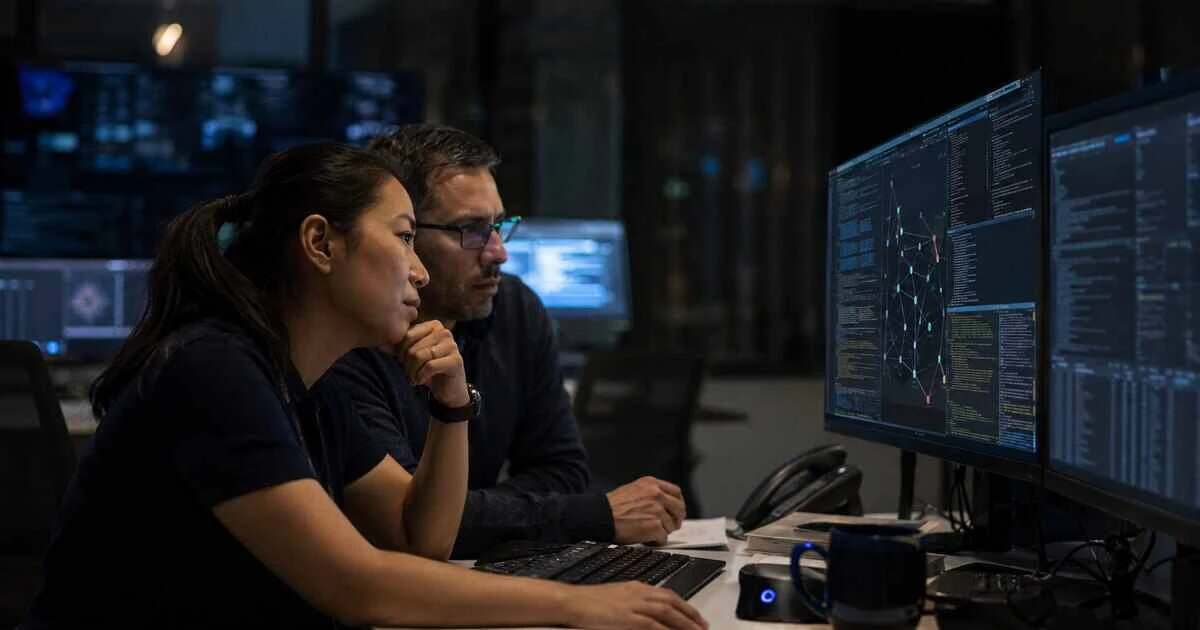 Developer running a local AI model on a desktop computer equipped with one graphics card