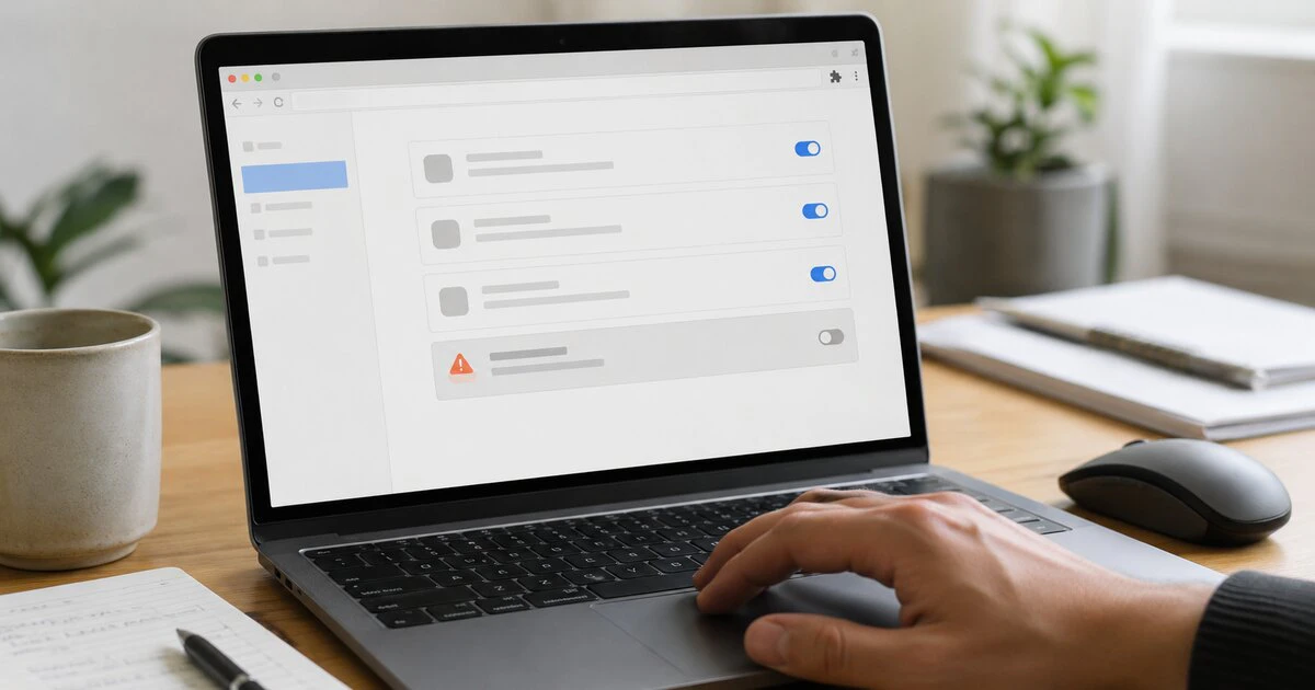 User deleting a bad browser extension