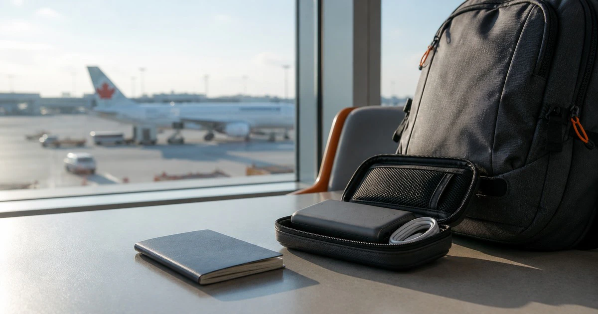 Power bank in carry-on luggage
