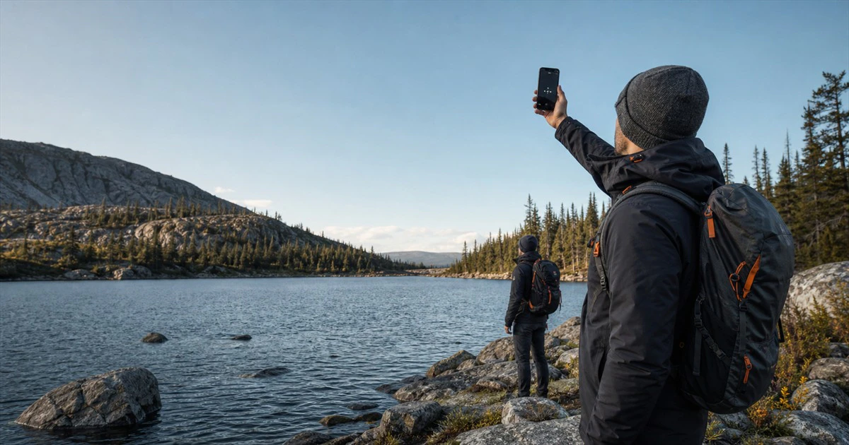 People in a remote environment