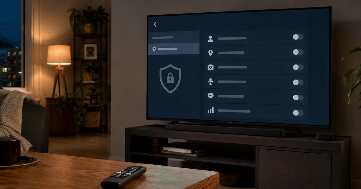 Checklist of items a smart TV could track from its users